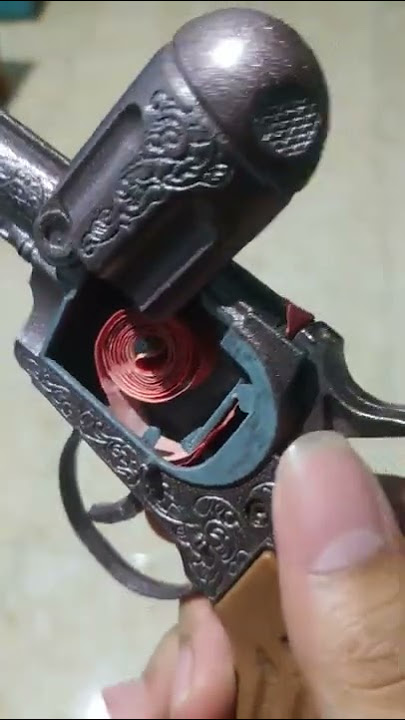 pistol doblis cap gun diecast