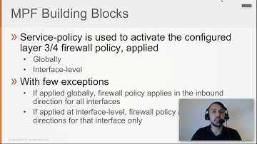 68 ASA Firewall Modular Policy Framework Overview Part 1