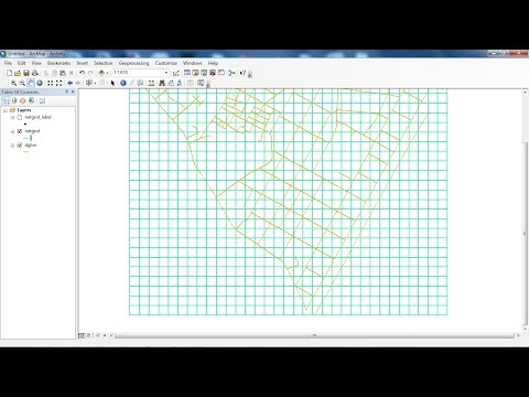 create net grid polygon/polyline in ArcGIS