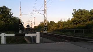 GySEV 470 501 Rába IC-vel robog át a Kis-Rába felett.