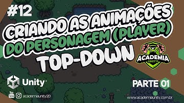 Criando um jogo Top Down no Unity - Aula #12 | Criando os clipes de animações do Personagem