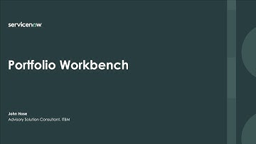 ITBM Portfolio Workbench