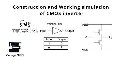 Working of CMOS inverter [Simulation]