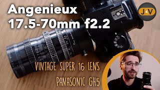 Angenieux 17.5-70mm f2.2 - Vintage Super 16 lens on Panasonic GH5 - Review & Video Footage