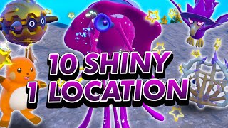 10 EASY SHINY POKEMON in 1 Location in Pokemon Scarlet and Violet