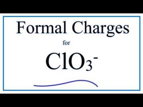 Calculating ClO3- Formal Charges: Calculating Formal Charges for the Chlorate Ion - YouTube