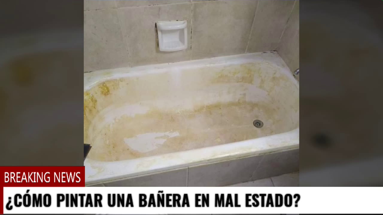 Cómo pintar tu bañera en mal estado. - YouTube