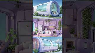 Tiny Cute Futuristic Themed Multi-story Micro Home