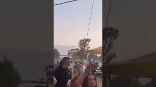 Rave Music Fest Israel - Aerial Hamas Entry Seen #Noa  and #Shani Laouk (German) Paragliding