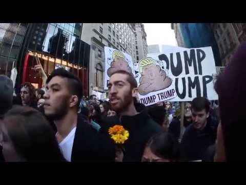 Vídeo: Protestos Contra Trump Em Nova York