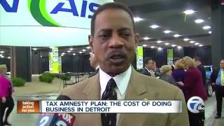 Income tax amnesty program for Detroit taxpayers Part 1