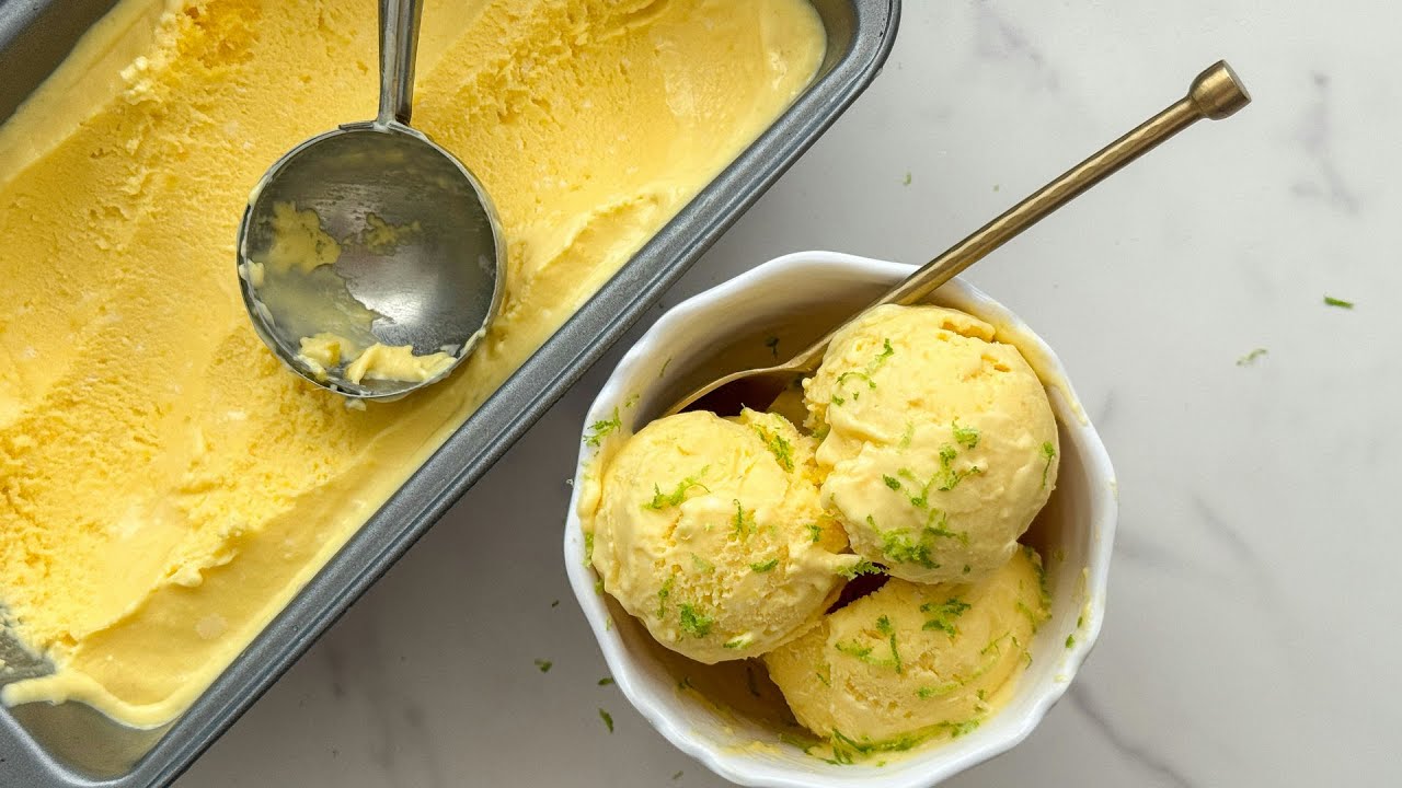 3-Ingredient Mango Ice Cream Recipe