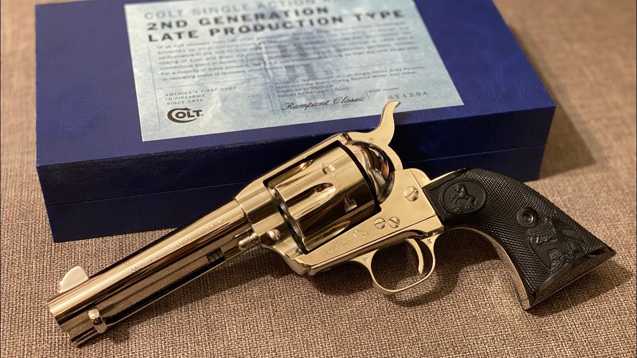 RAMPANT CLASSIC COLT モデルガン 六研 モデルガン rampant classic colt single action army nickel saa