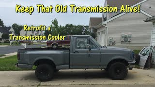 Add a Transmission Cooler to an F-Series & Bronco by @GettinJunkDone