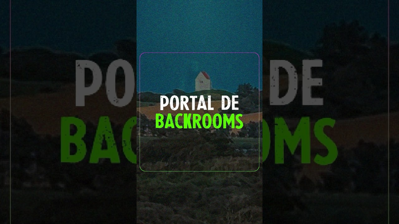 Encontraram um PORTAL para BACKROOMS?