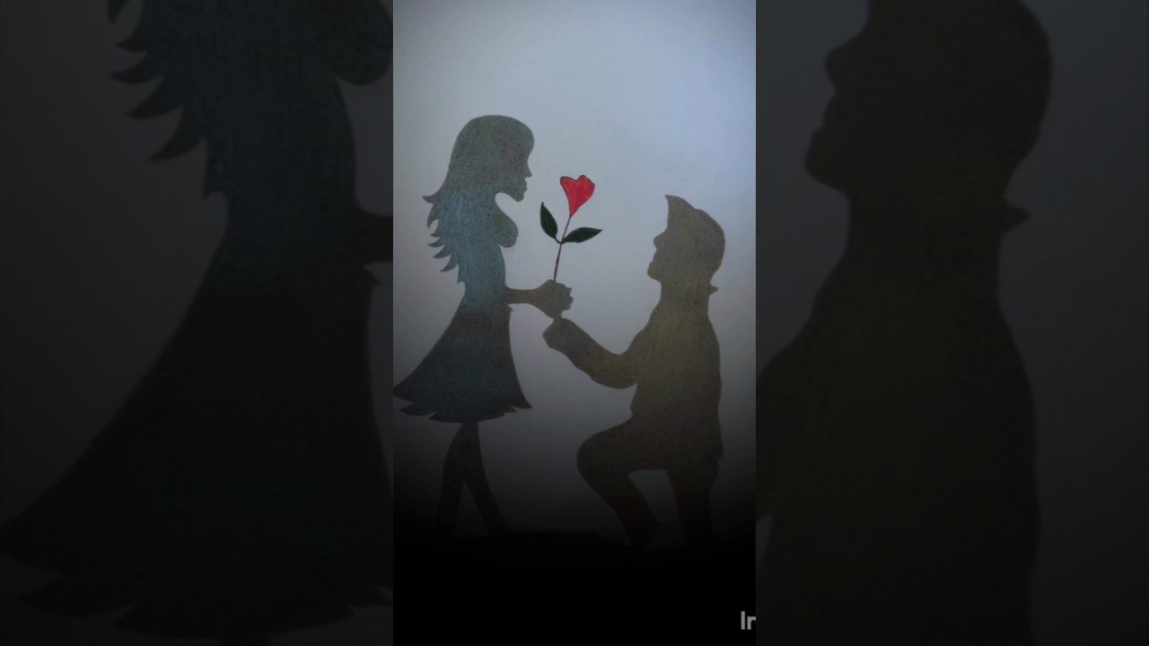 happy propose day ll couple drawing