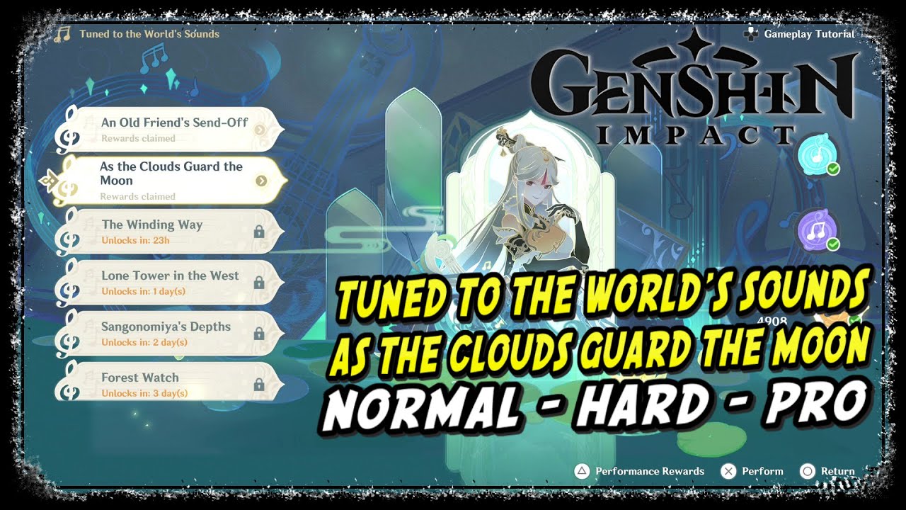 Tuned to the World's Sounds: As the Clouds Guard the Moon (Normal - Hard - Pro)