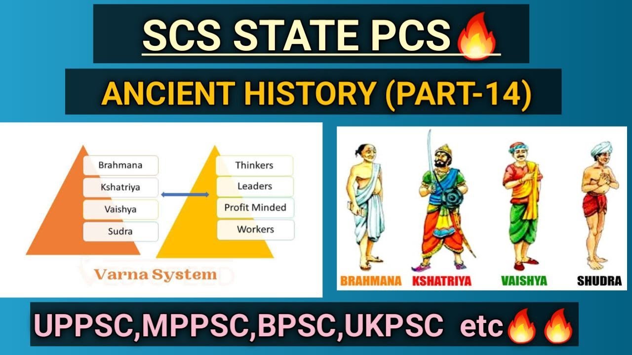 ANCIENT HISTORY | VARNA SYSTEM | #studyforcivilservices #uppcs #mppsc # ...