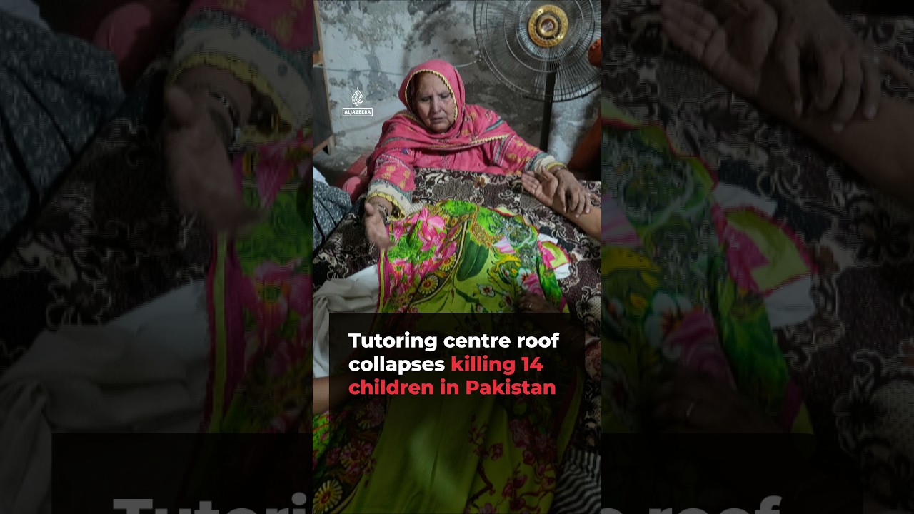 Tutoring centre roof collapses killing 14 children in Pakistan