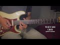 When She Cries - Restless Heart (Guitar Cover)