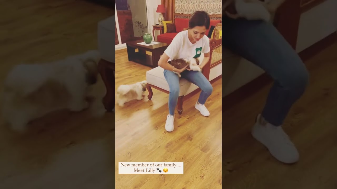 Neha Shetty in Casual Look Invites New Member to her House New Video