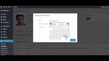03 WP ERP HRM Employee Managing employee, job history, activation or deactivate