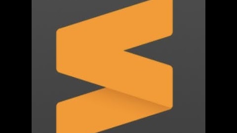 Sublime Text Editor - Mac OS