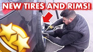 FINALLY GOT MY NEW RIMS AND TIRES ON MY G8 GT!! *must see!*