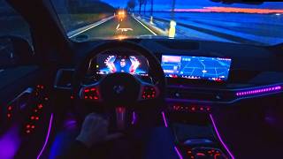 2025 BMW X5 xDrive30d I POV LATE NIGHT DRIVE