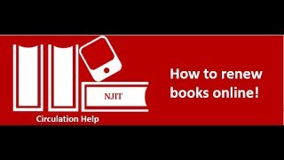 How to Renew Books Online