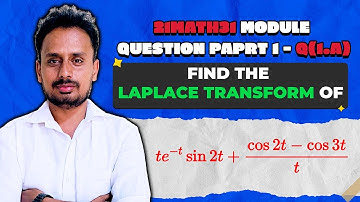 [21MAT31] Model Question Paper 1 (Q.1a) | Module 1 Laplace Transform