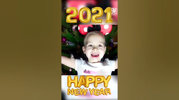 Happy New Year 2024 ! New Year Wishes from Nika Kid #Shorts