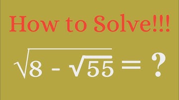 A Nice Square Root Math Simplification/How to Solve!!!!!