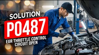 HOW TO FIX P0487 OBD II ERROR CODE - EGR Throttle Control Circuit Open