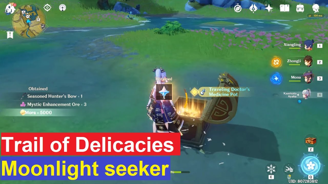 Trail of Delicacies & Moonlight Seeker | Genshin Impact