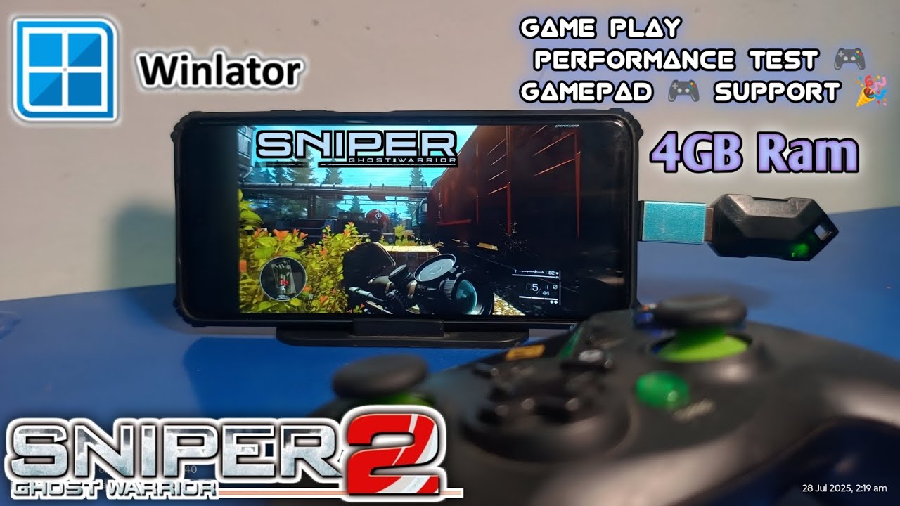 Sniper Ghost Warrior 2 Winlator 4GB Ram Low End Device 