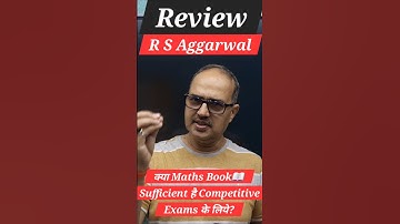 क्या R S Aggarwal का Quantitative Aptitude Sufficient है 🤔🤔?| Competitive Exams ♥️ #shorts #amarsir