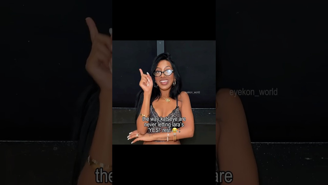 lara’s “YES!” will never expire 😂 