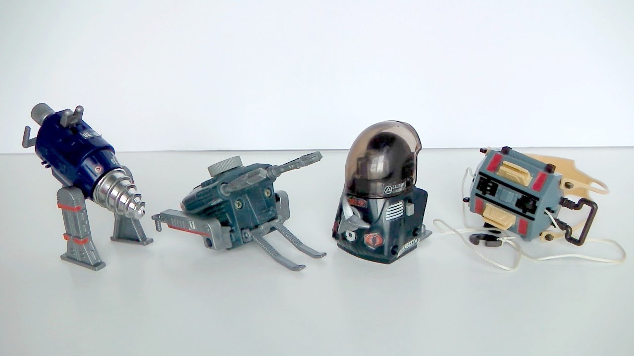 GI Joe Cobra - Engin D'action Cobra Foreuse - Hasbro 1987 - NEUF Sous Blister (carte Abîmée)