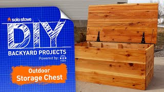 Outdoor Storage Chest | Solo Stove DIY Project Series