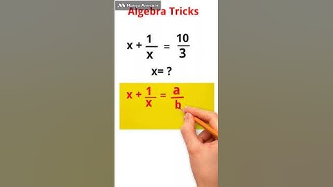 Algebra Tricks #Maths #olympiad #mathstricks#shorts #mathproblems