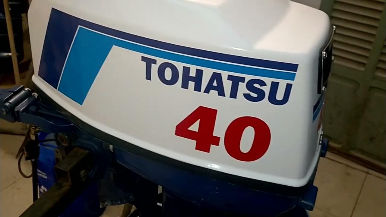 TOHATSU 40 HP 2T M40C 361A - YouTube