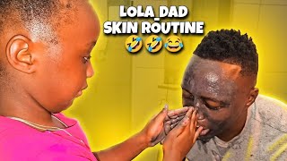 Lola MAKEUP ROUTINE for Her dad 😍