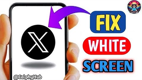 how to fix X Twitter White Screen Problem | X Twitter White Screen issue fixed #whitescreen #twitter