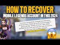 HOW TO RECOVER MOBILE LEGENDS ACCOUNT IN THIS 2024 | FULL VIDEO TUTORIAL
