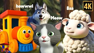 Animals Sounds Song Learning Cartoon Video For Kids