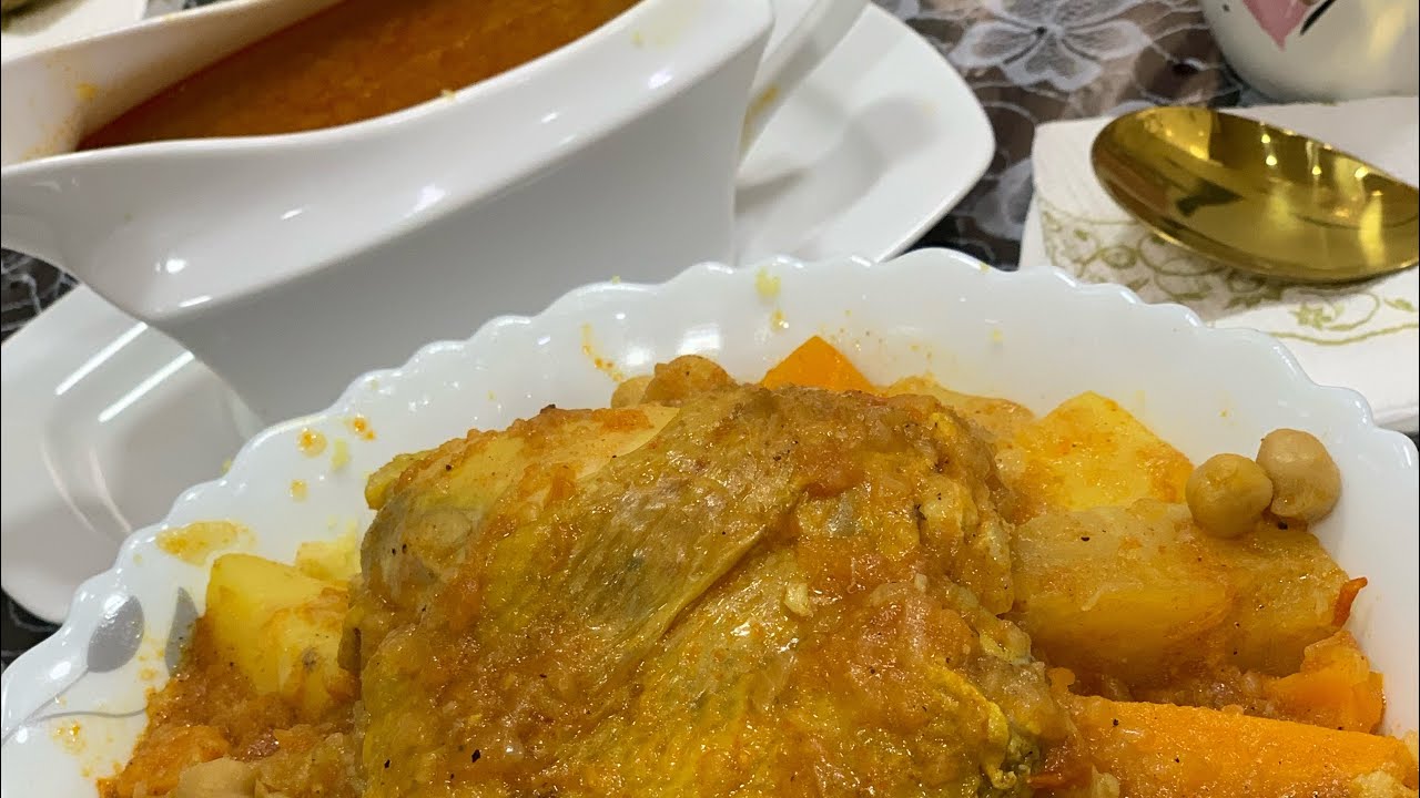 درتلكم 😘طعام بالمرقة حمرا 🥘تستاهل فامكم زينات 😍