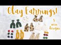 POLYMER CLAY EARRINGS | HOW TO MAKE CLAY EARRINGS | HOW TO MAKE POLYMER CLAY EARRINGS |