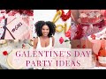 HOW TO THROW A GALENTINE&#39;S DAY PARTY | GALENTINE&#39;S DAY TABLESCAPE | EASY DIY VALENTINE&#39;S DAY PARTY