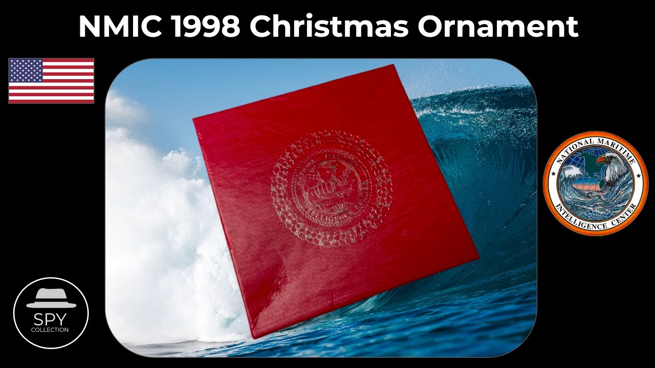 NMIC (National Maritime Intelligence Center) 1998 Christmas Ornament